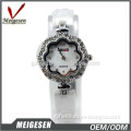 Japan movement with 3 ATM , alloy case , flowers design watch for women